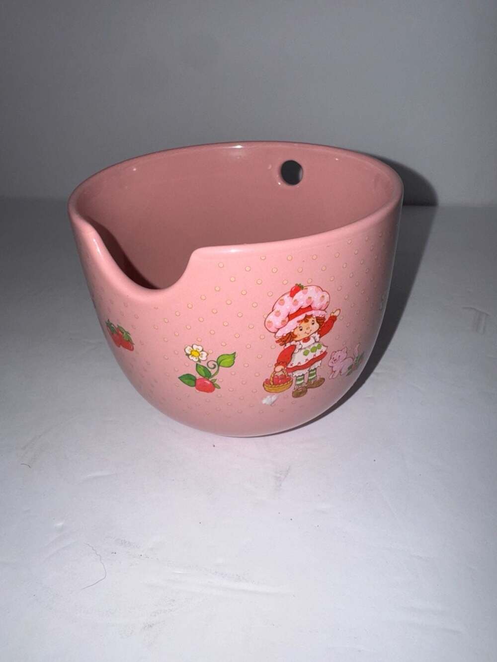 Culturefly Strawberry Shortcake 18 oz Ceramic Ramen Noodle Bowl